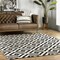 Nuloom Kellee Hand Tufted Geometric Wool Area Rug 6ft x 9ft MTVS174A-609 - alternate 1